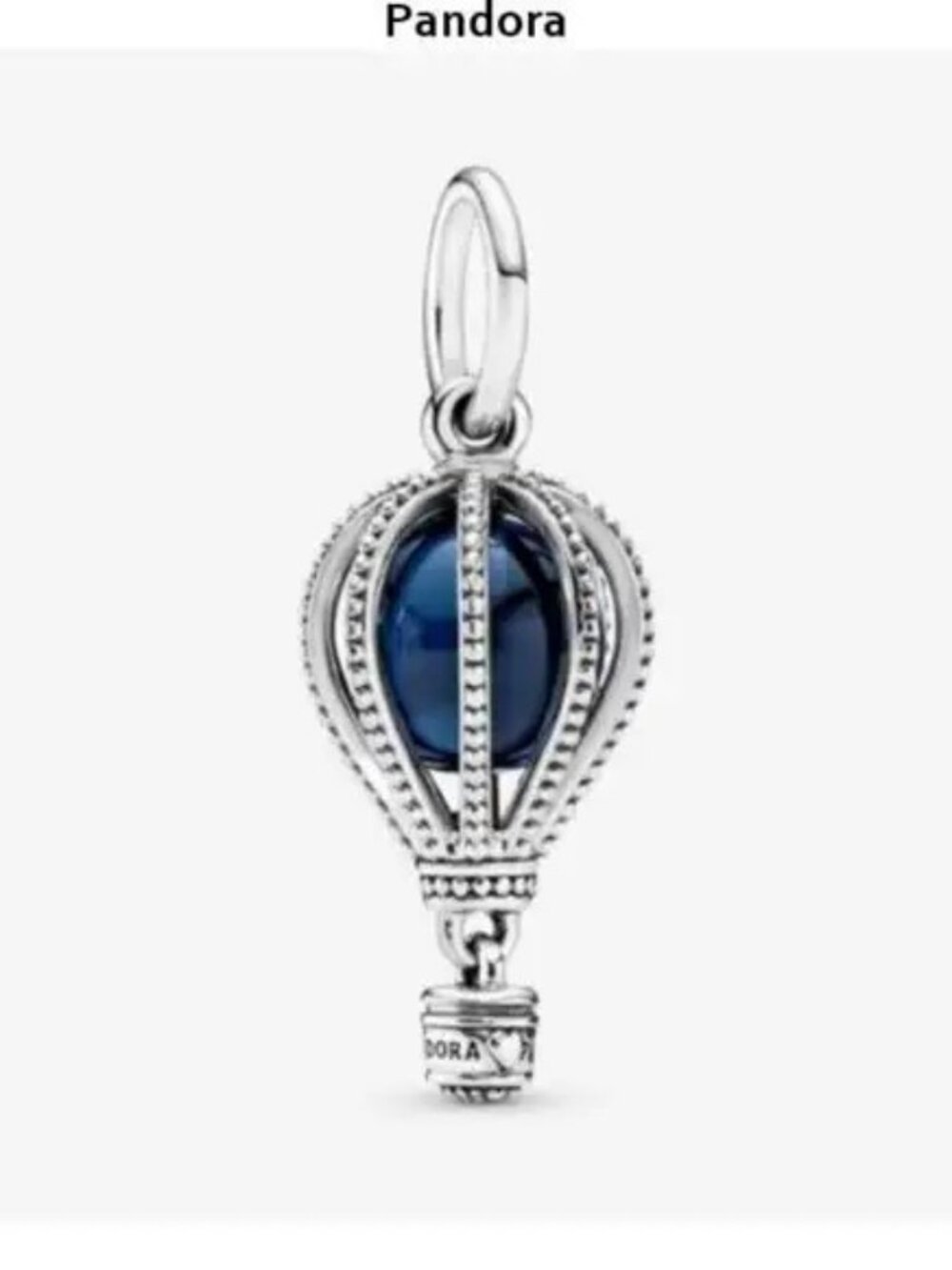 Pandora Blue Hot Air Balloon Travel Charm